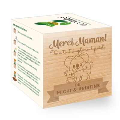 Ecocube personnalisé pour Mamie