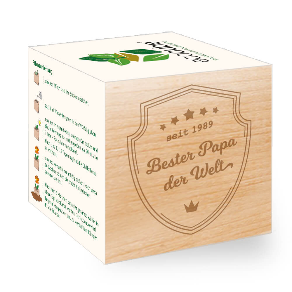 Bester Papa - Feel Green - We create nature